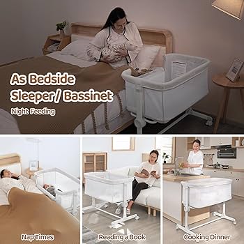 babysbreath Amazon.com: Ezebaby Baby Bassinets Bedside Sleeper - All